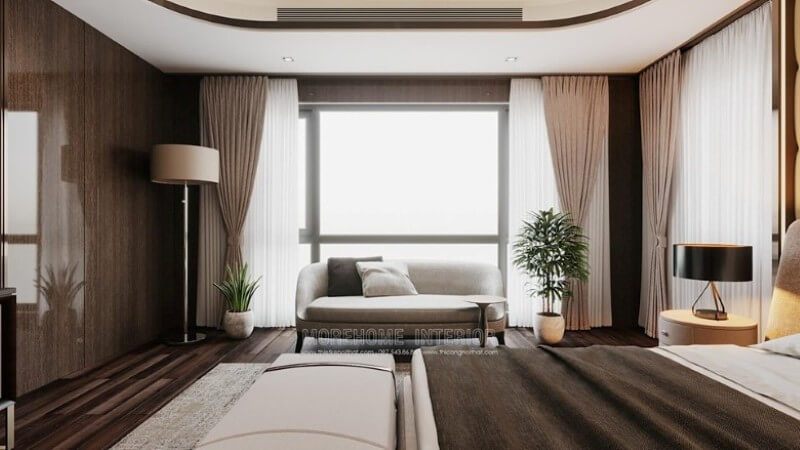 Sofa phòng ngủ hiện đại cao cấp là một sản phẩm trang trí nội thất phòng ngủ thời thượng, đẹp mắt và cần thiết.